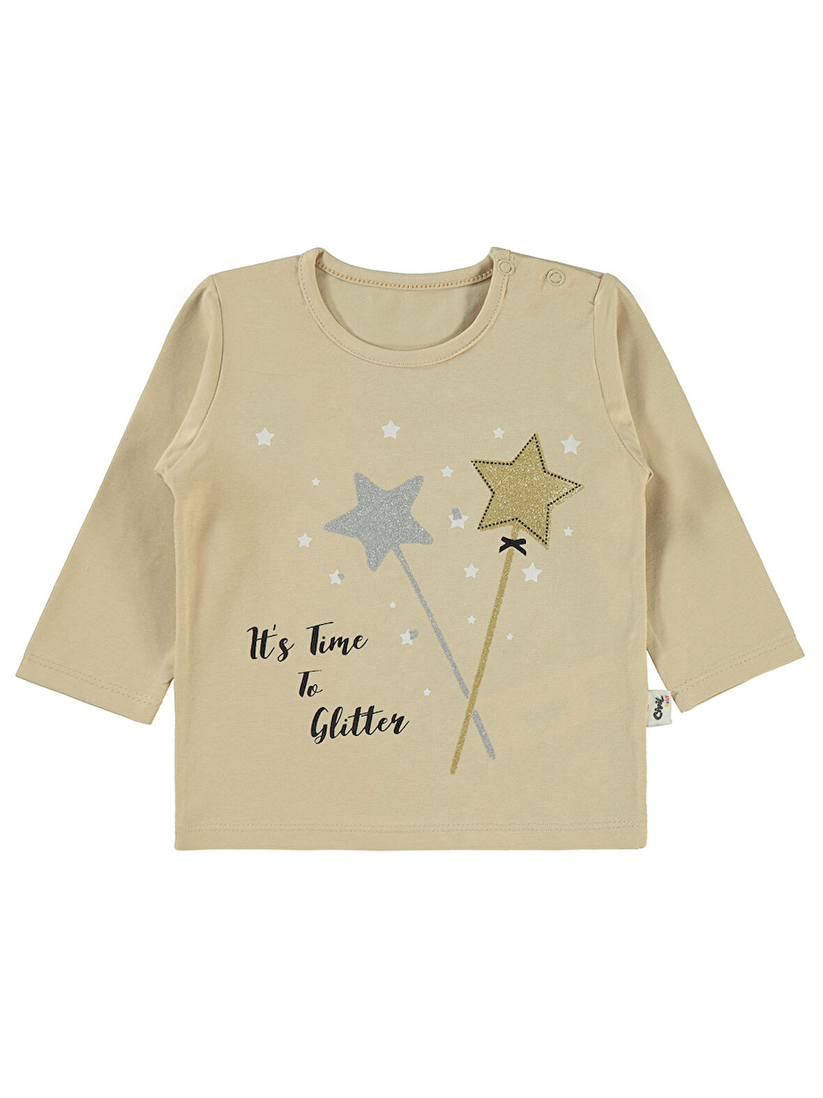 Civil Baby Kız Bebek Sweatshirt 6-18 Ay Taş Rengi