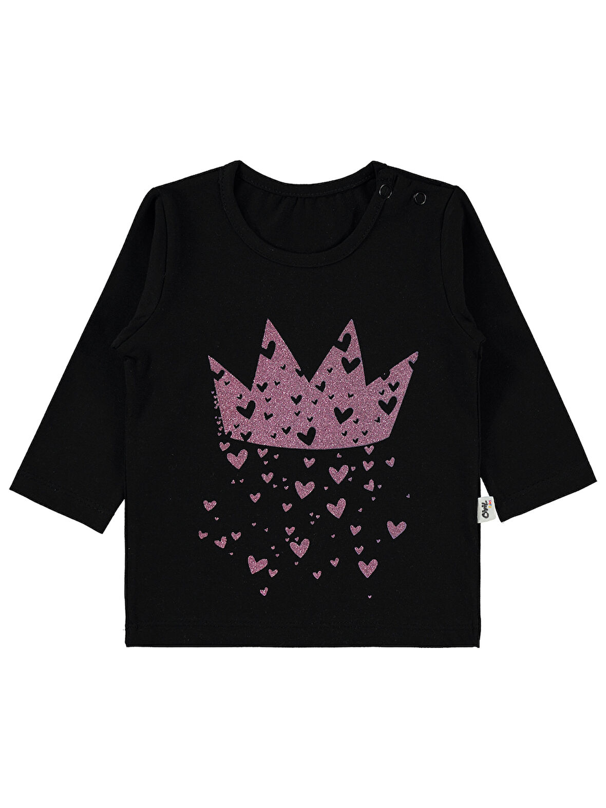 Civil Baby Kız Bebek Sweatshirt 6-18 Ay Siyah