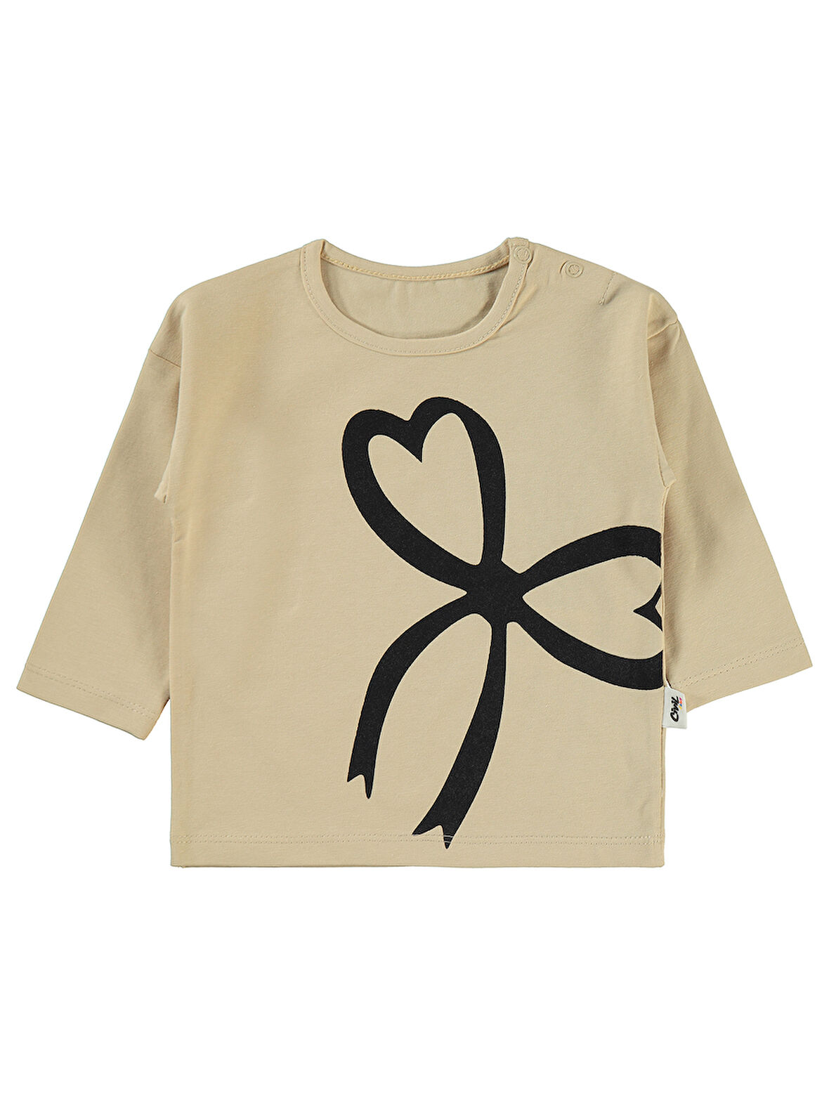 Civil Baby Kız Bebek Sweatshirt 6-18 Ay Taş Rengi