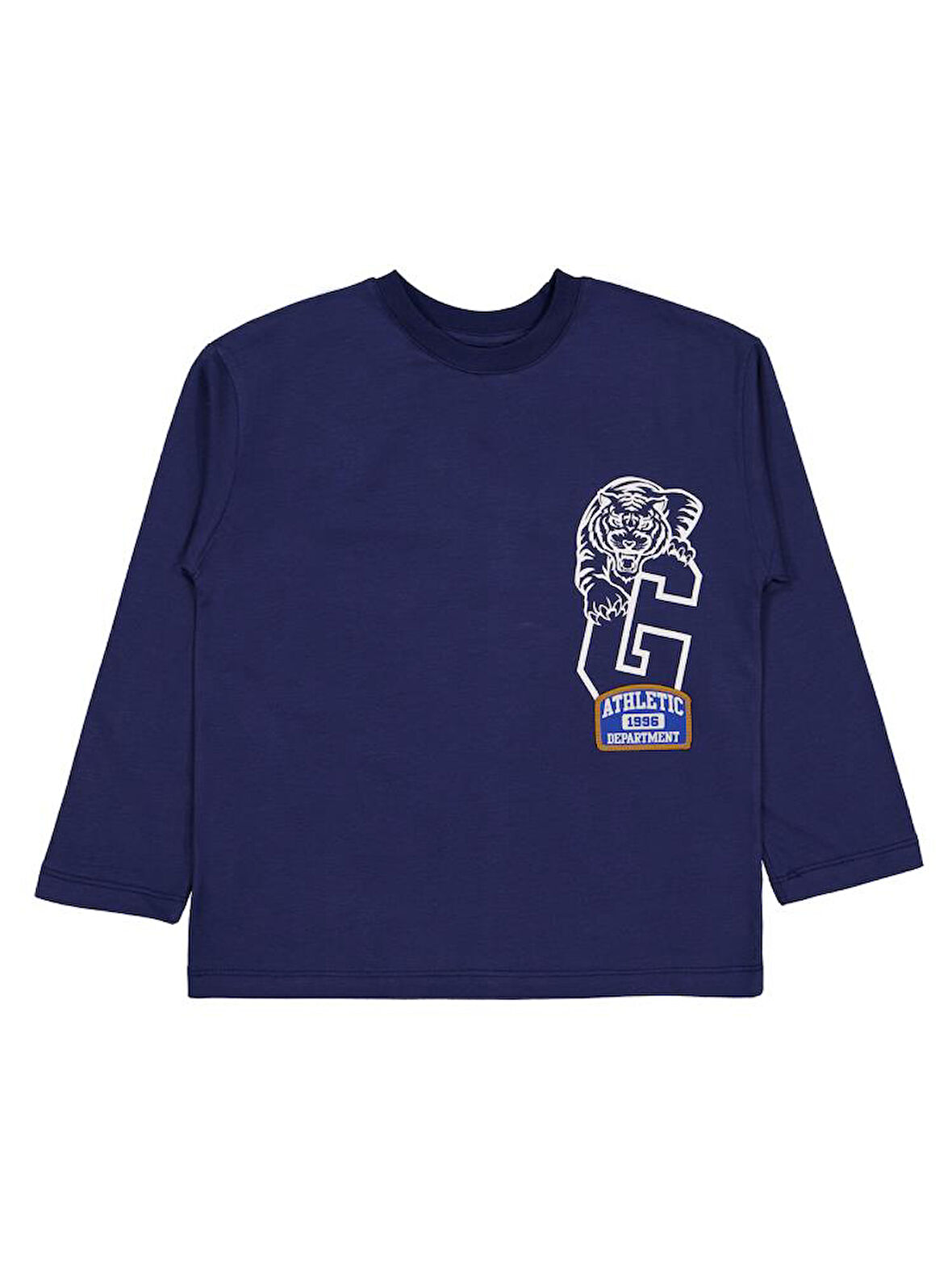 Civil Boys Tiger Baskılı - Etiketli 10-13 Yaş Sweatshirt - Lacivert 12-13 Yaş