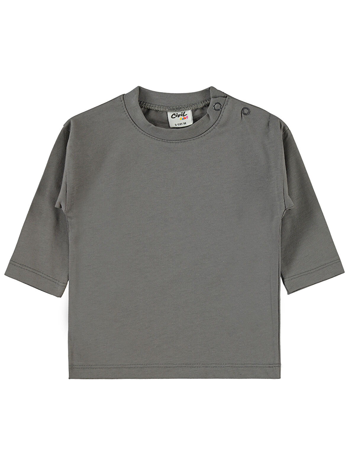Civil Baby Erkek Bebek Sweatshirt 6-18 Ay Füme