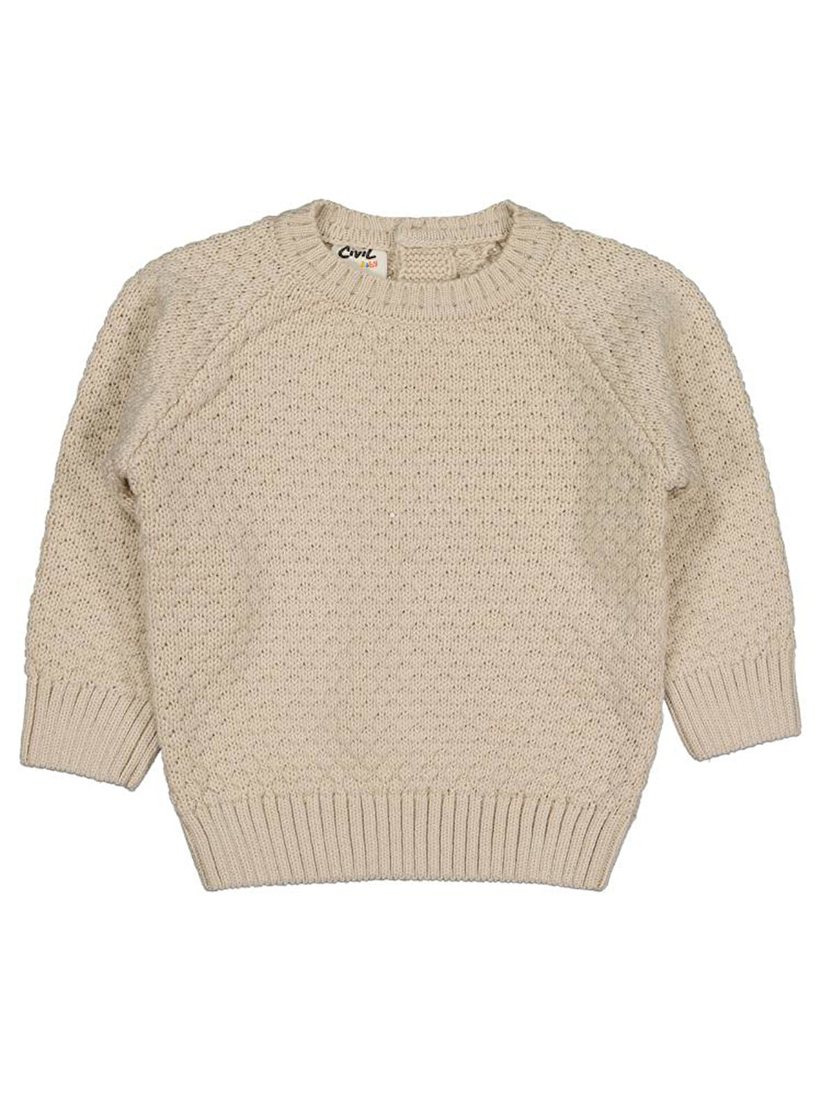 Civil Baby Wılme Örgülü 6-18 Ay Kazak - Bej6-9 Ay