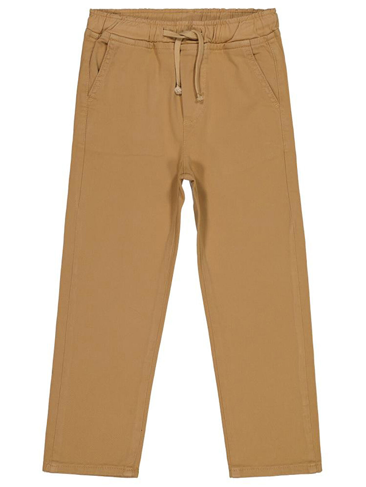 Civil Boys Beli Lastikli Chinno 6-9 Yaş Pantolon - Kahverengi 9-10 Yaş