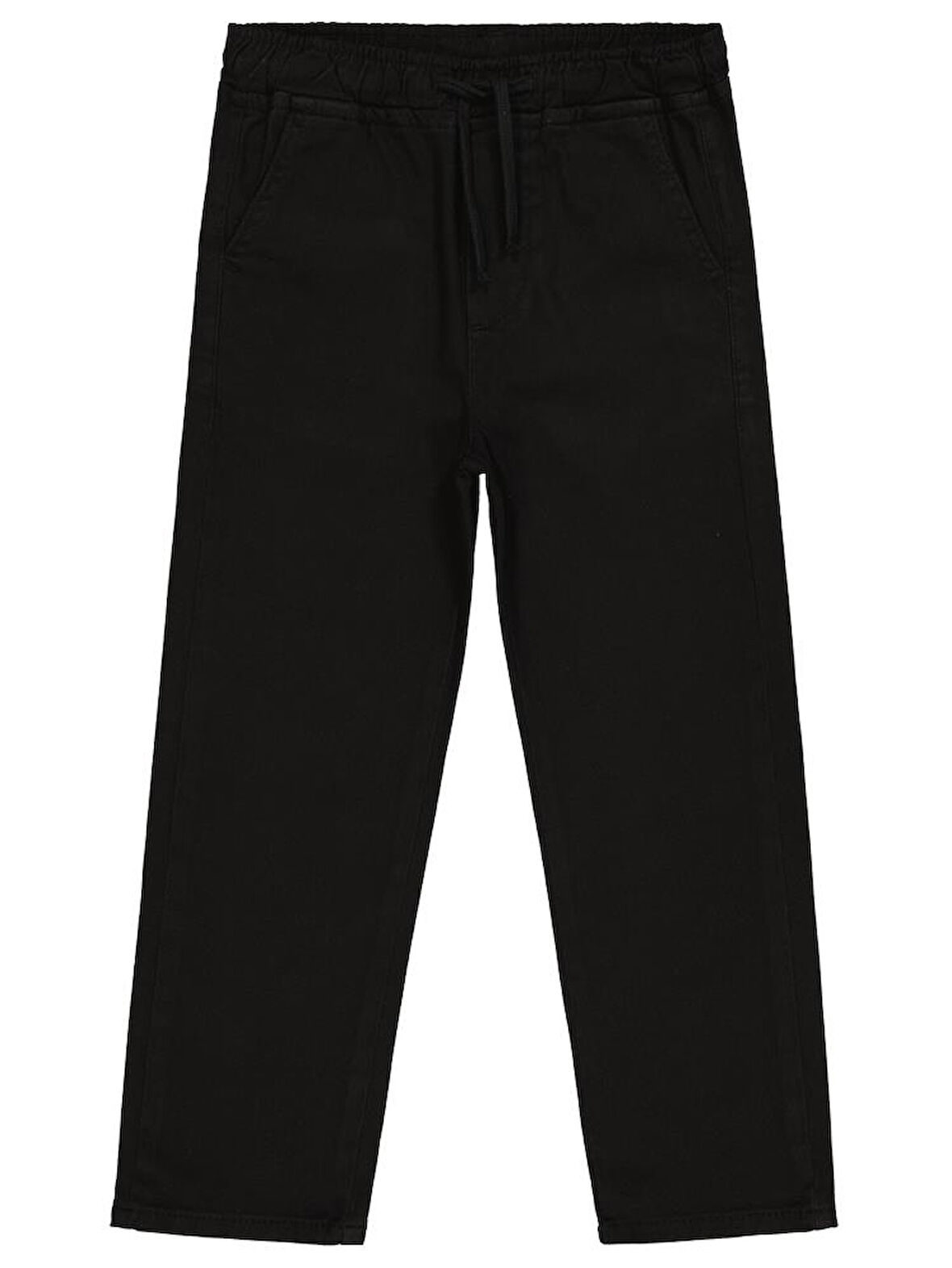 Civil Boys Beli Lastikli Chinno 6-9 Yaş Pantolon - Siyah 9-10 Yaş