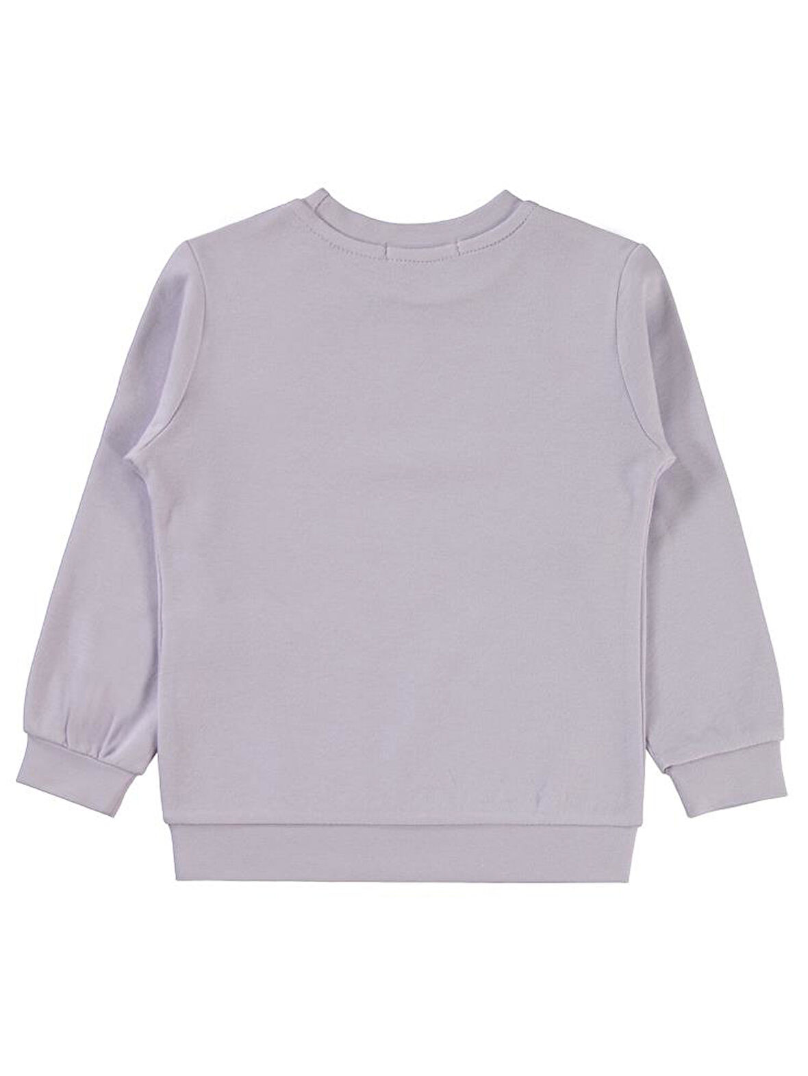 Civil Girls Düz 2-5 Yaş Sweatshirt - Lila 2-3 Yaş