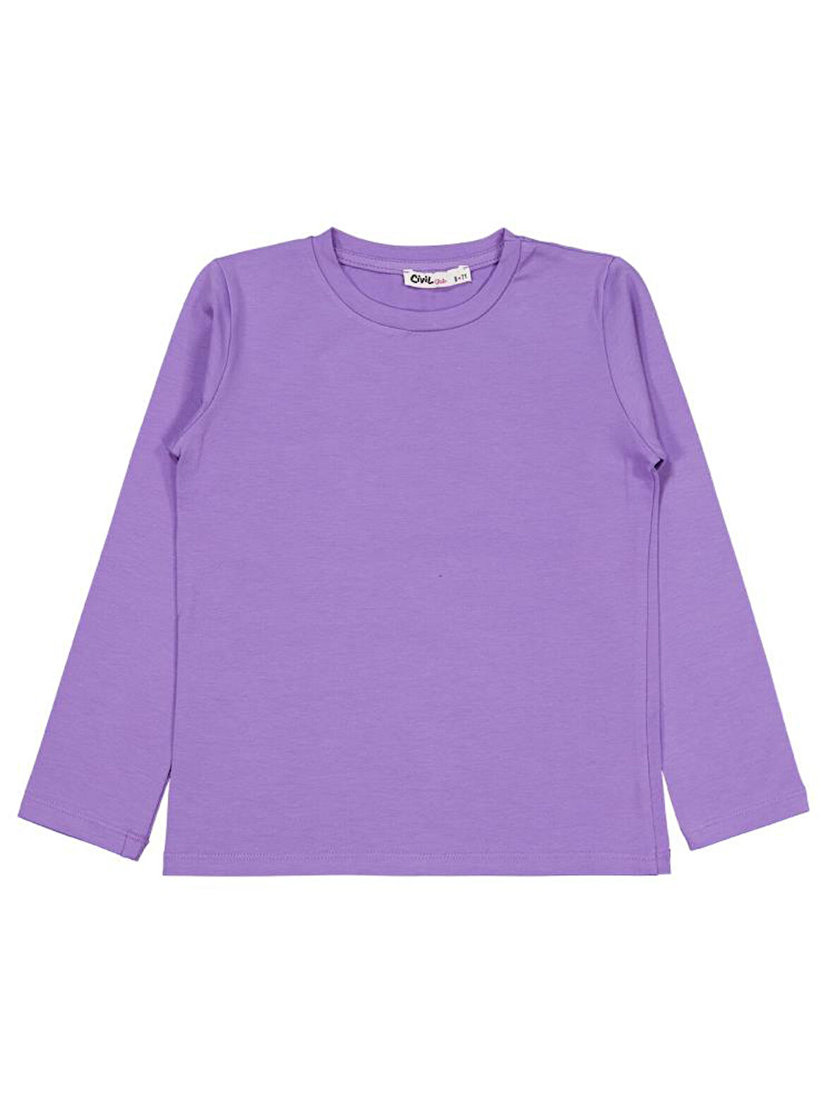 Civil Girls Basic 6-9 Yaş Sweatshirt - Lila 9-10 Yaş