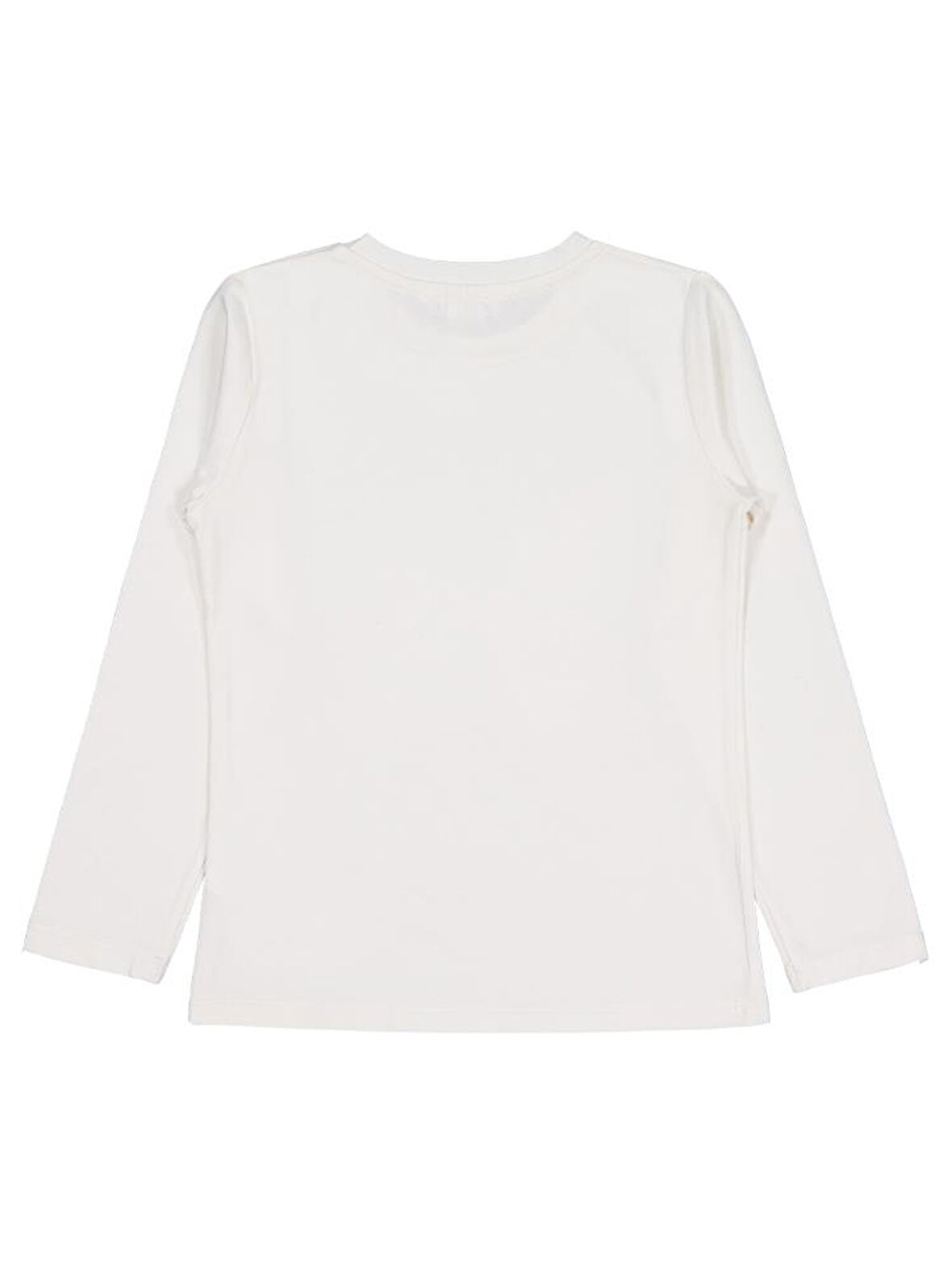 Civil Girls Kelebek Baskılı 6-9 Yaş Sweatshirt - Ekru 8-9 Yaş