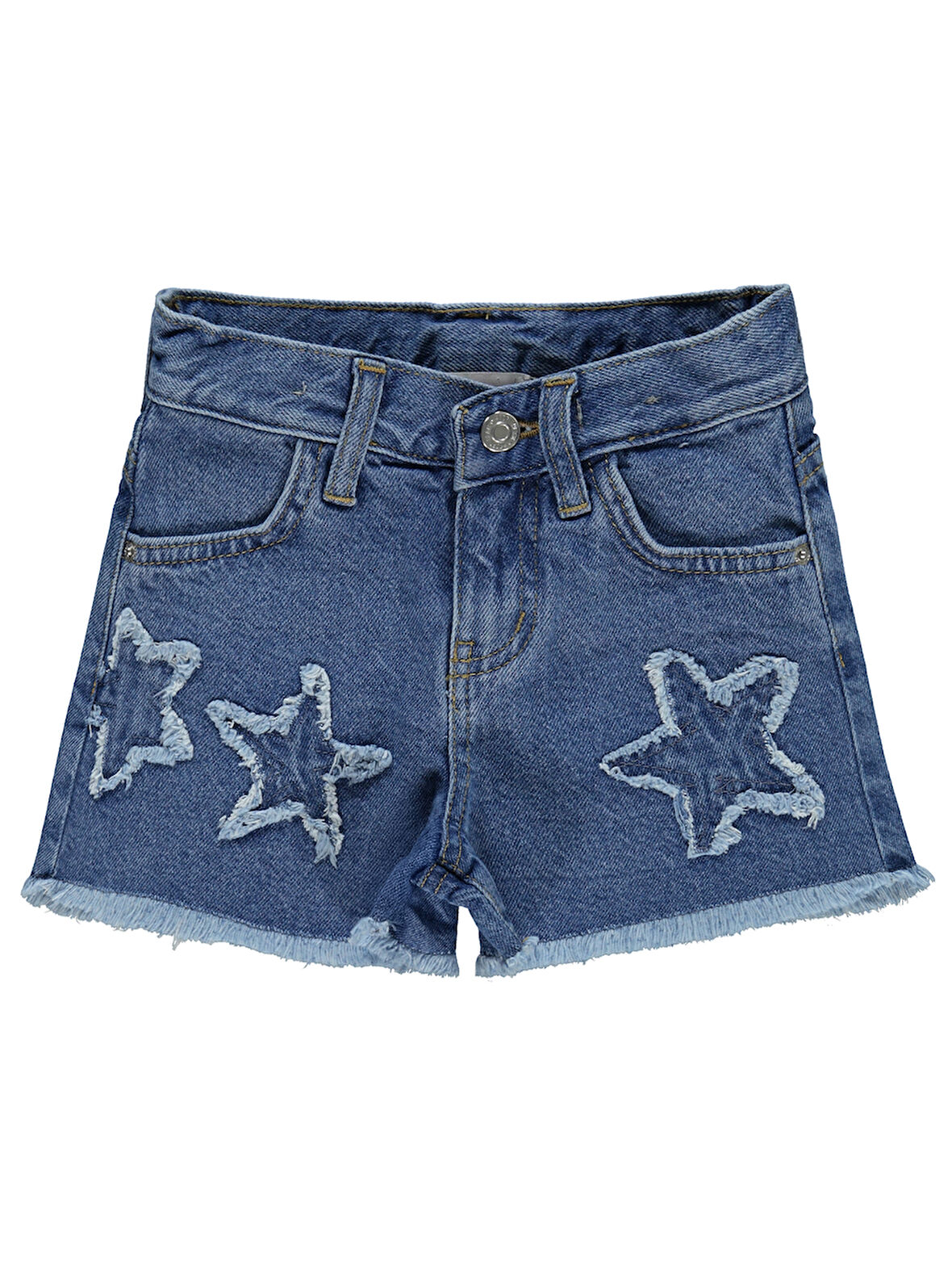 Civil Girls Kız Çocuk Şort 2-5 Yaş Mavi