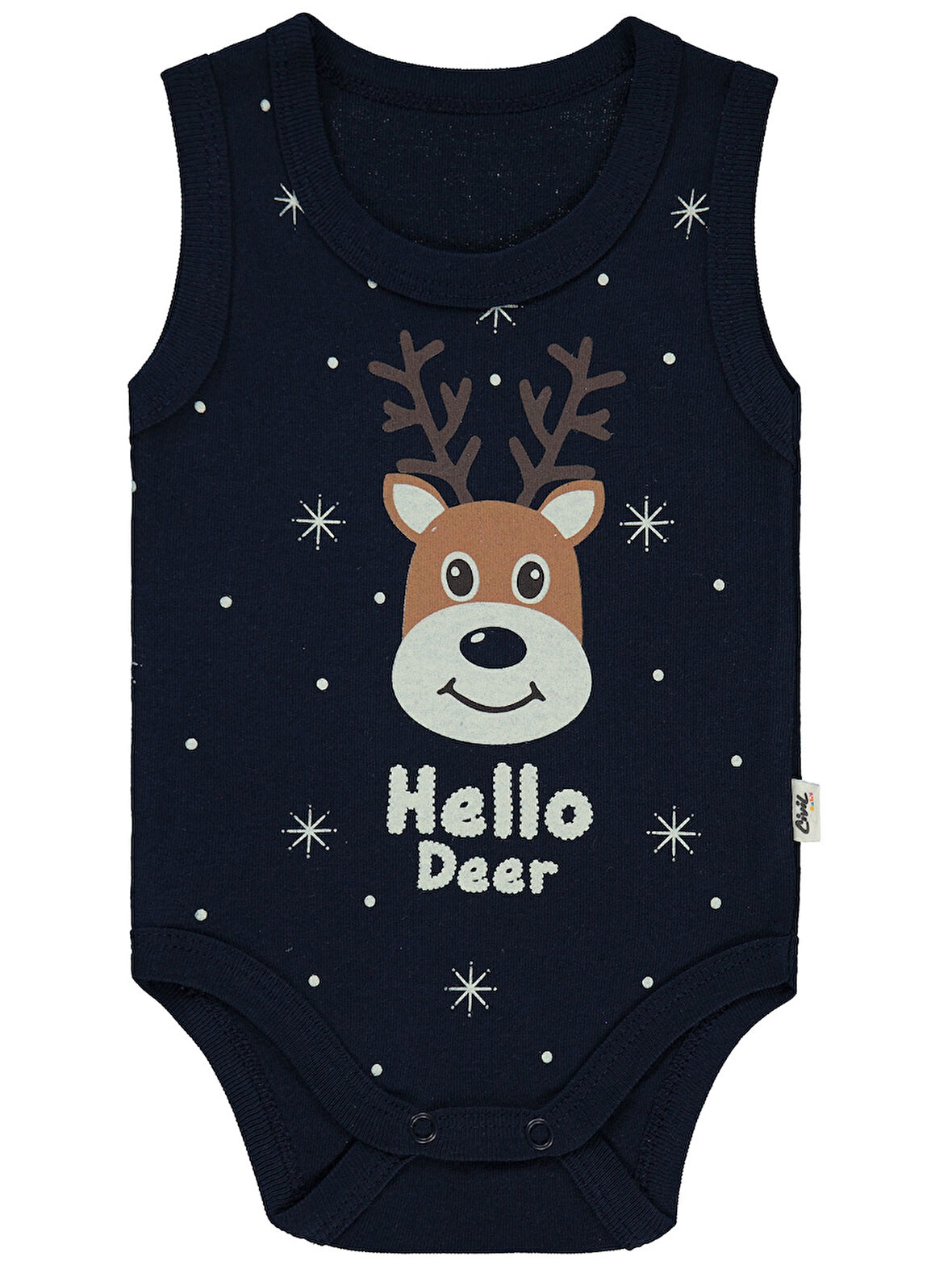 Civil Baby Bebek Çıtçıtlı Badi 1-36 Ay Lacivert