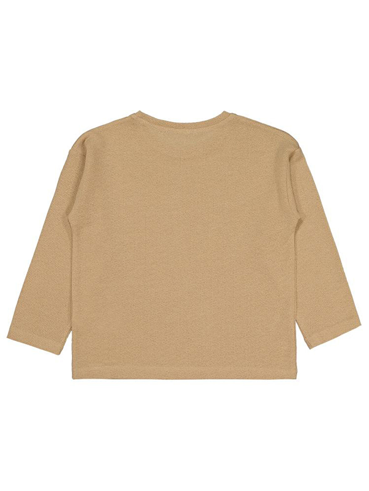 Civil Boys Jakarlı Basic 6-9 Yaş Sweatshirt - Bej 9-10 Yaş