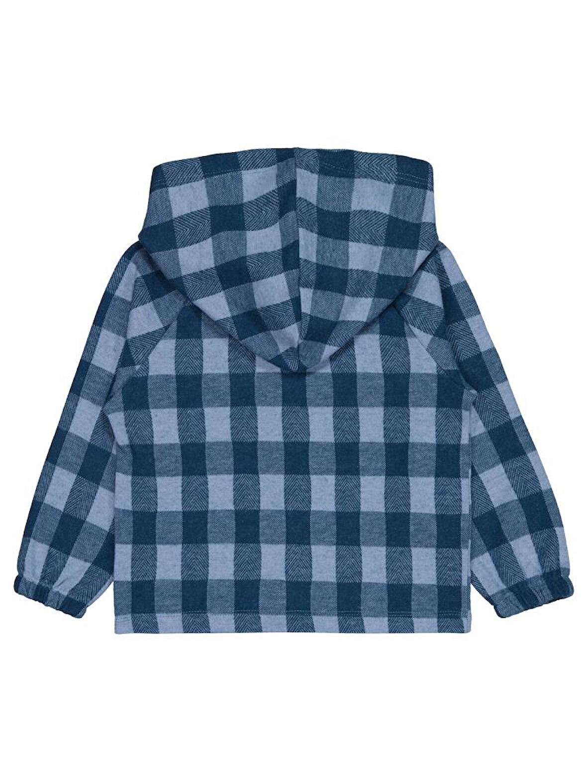 Civil Boys Ekoseli Kapşonlu  2-5 Yaş Gömlek - Mavi3-4 Yaş