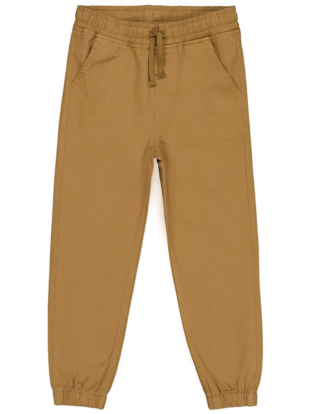 Civil Boys Beli Paçası Lastikli 10-13 Yaş Pantolon - Kahverengi11-12 Yaş