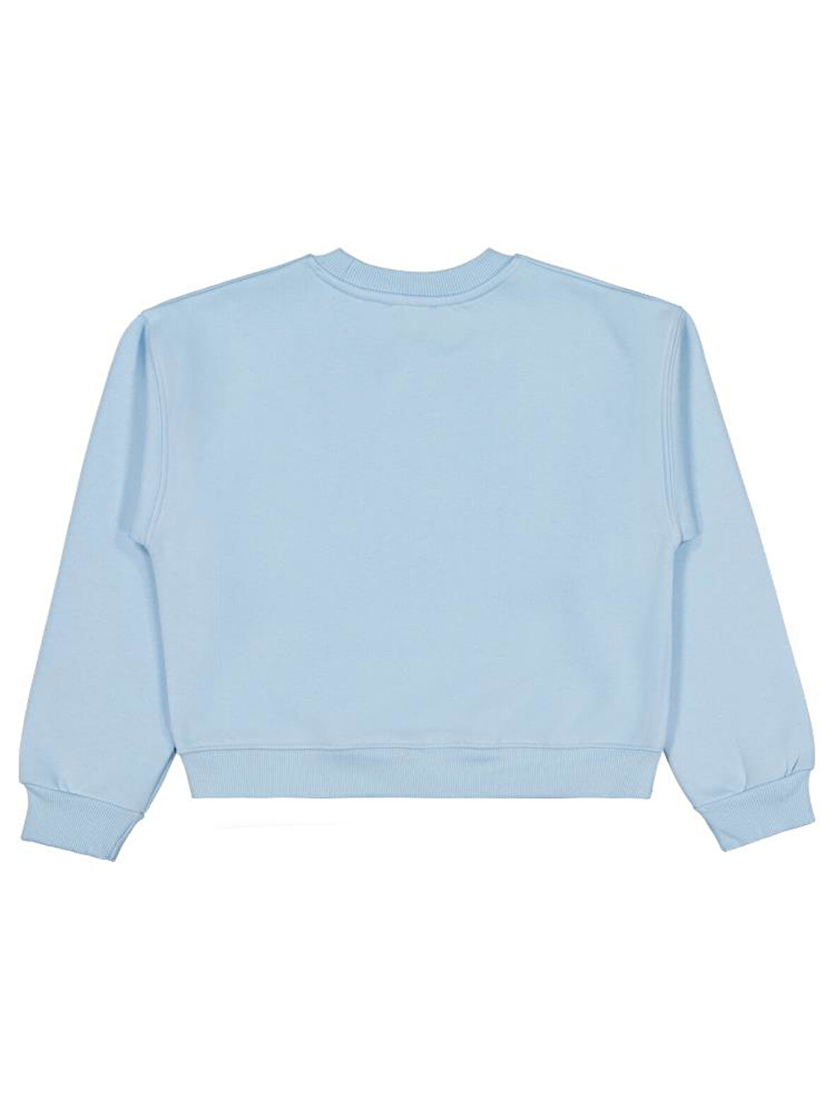 Civil Girls Yıldız Nakışlı 10-13 Yaş Sweatshirt - Mavi 13-14 Yaş