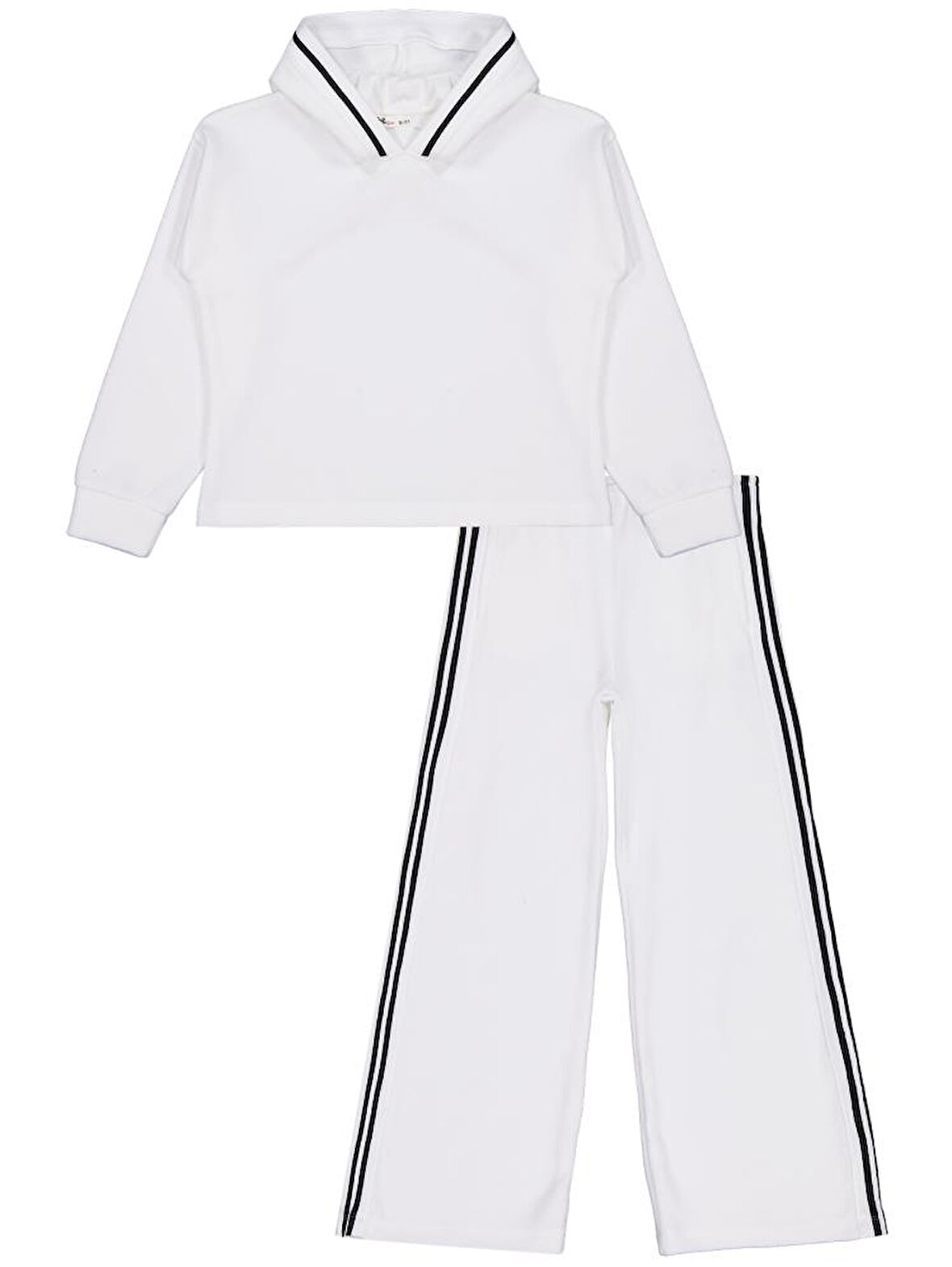 Civil Girls Kapisonlu 10-13 Yaş Eşofman Takımı - Ekru11-12 Yaş