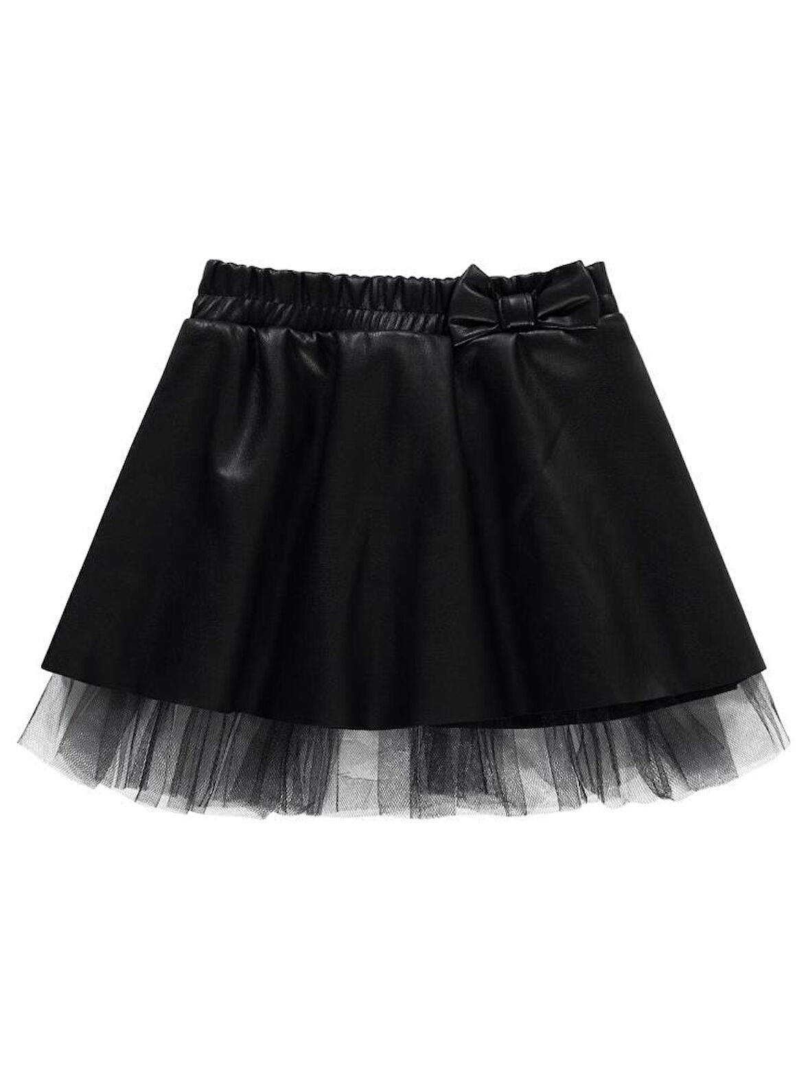 Civil Baby Suni Deri 9-18 Ay Etek - Siyah 18-24 Ay