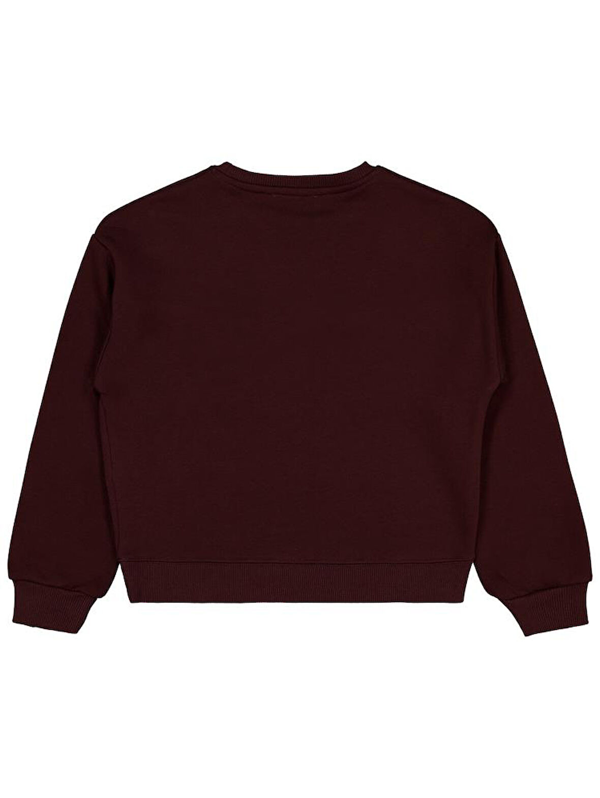 Civil Girls Püsküllü 6-9 Yaş Sweatshirt - Kahverengi 9-10 Yaş