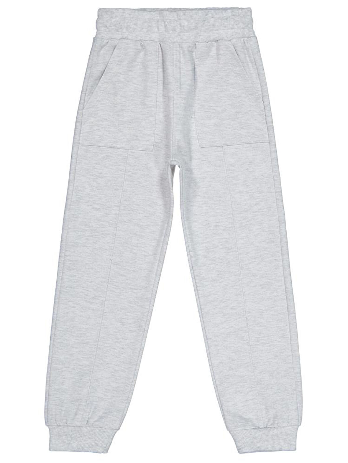 Civil Girls Önü Cepli 6-9 Yaş Eşofman Altı - Gri8-9 Yaş