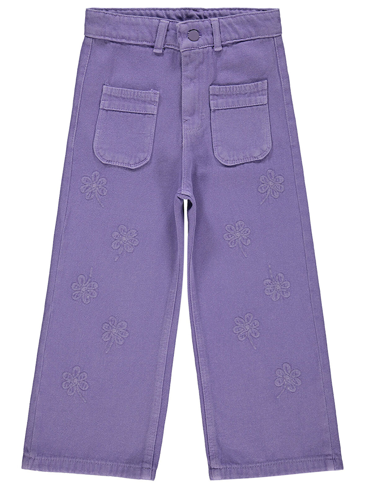 Civil Girls Kız Çocuk Pantolon 10-13 Yaş Mor