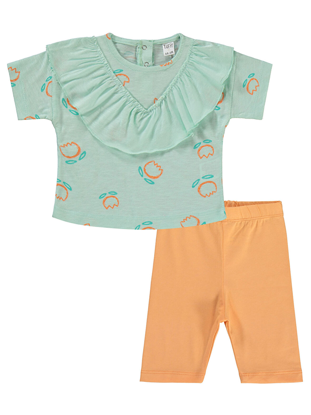 Tuffy Kız Bebek Takım 6-18 Ay Mint