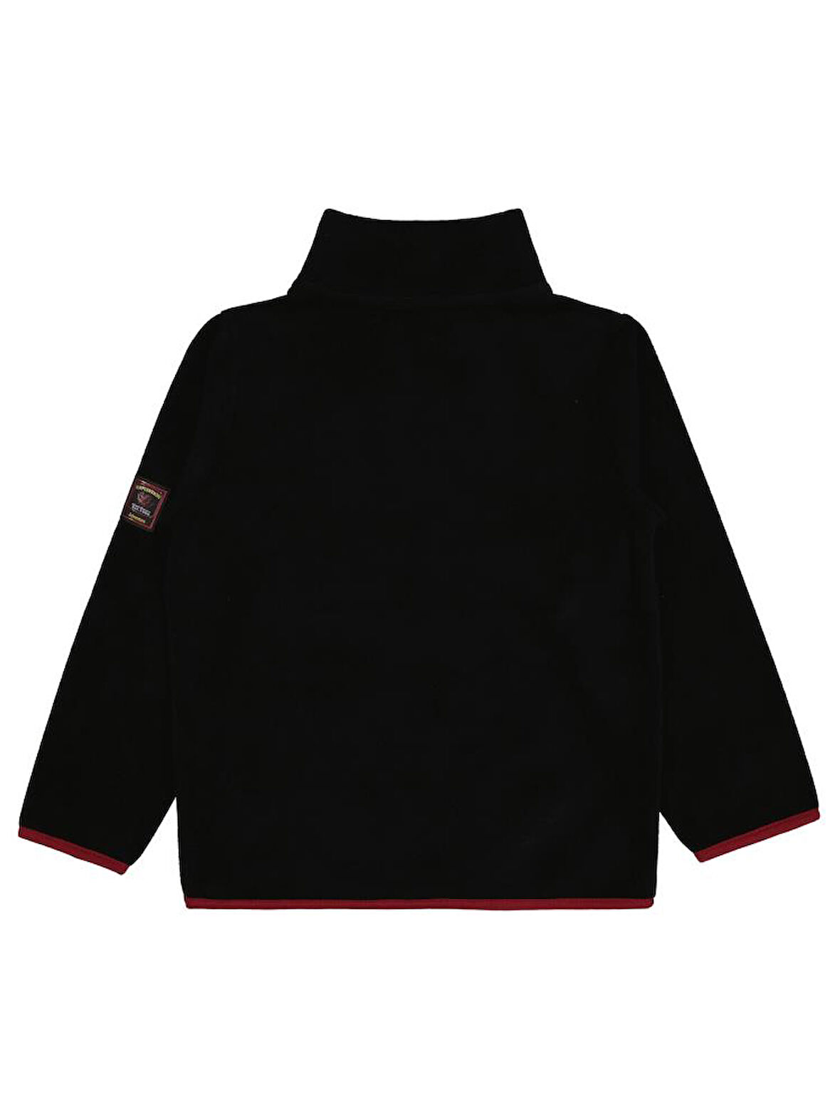 Civil Boys Fermuarlı Armalı Polar 10-13 Yaş Sweatshirt - Siyah 11-12 Yaş