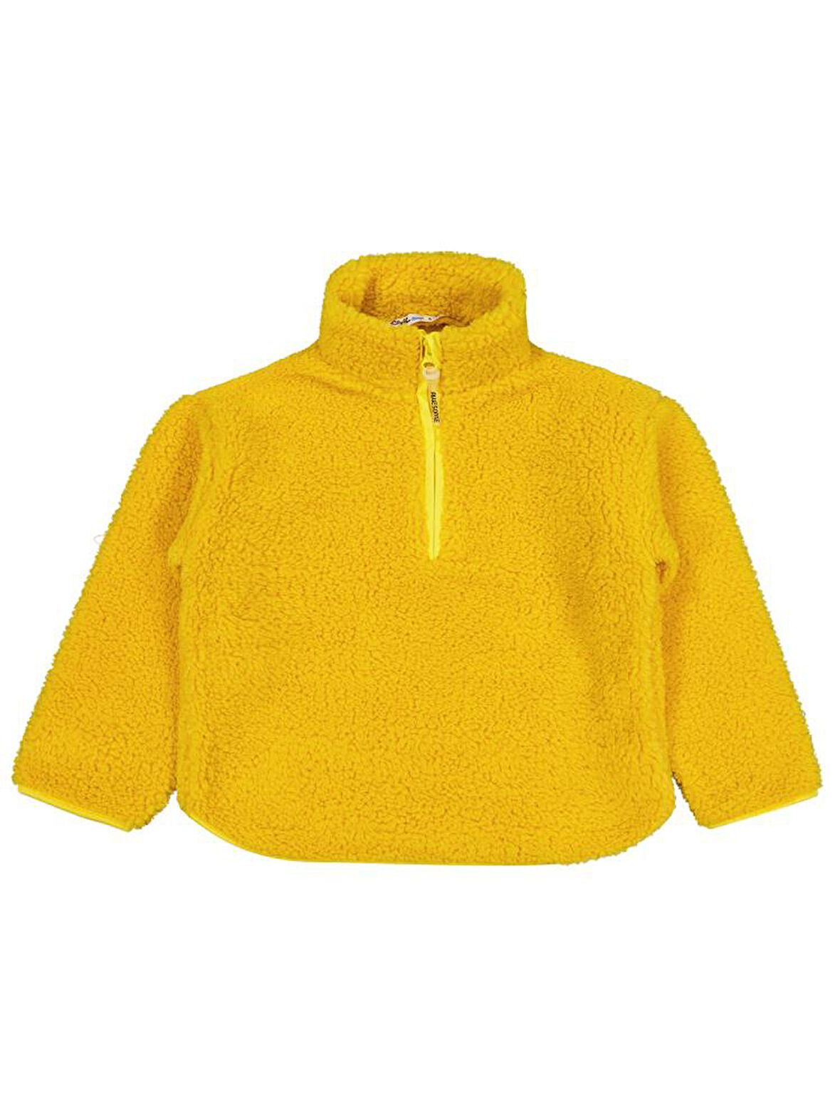 Civil Boys Biyeli Yarım Fermuarlı 6-9 Yaş Sweatshirt - Hardal 8-9 Yaş