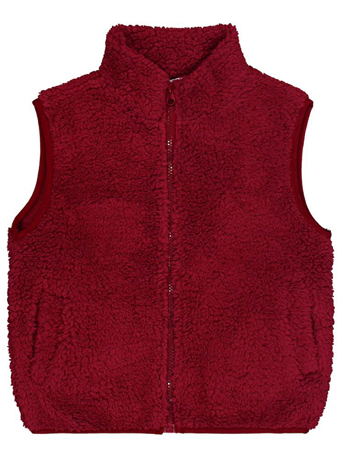 Civil Boys Cepli Fermuarlı 2-5 Yaş Yelek - Bordo 2-3 Yaş