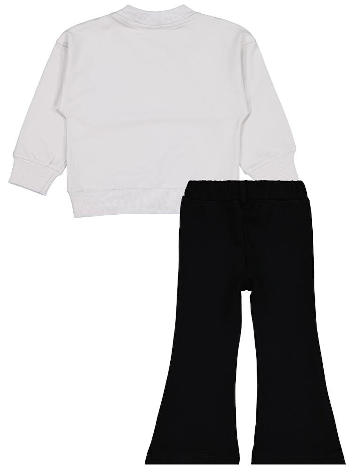 Civil Girls Simli Kelebek Baskılı 2-5 Yaş Takım - Gri3-4 Yaş