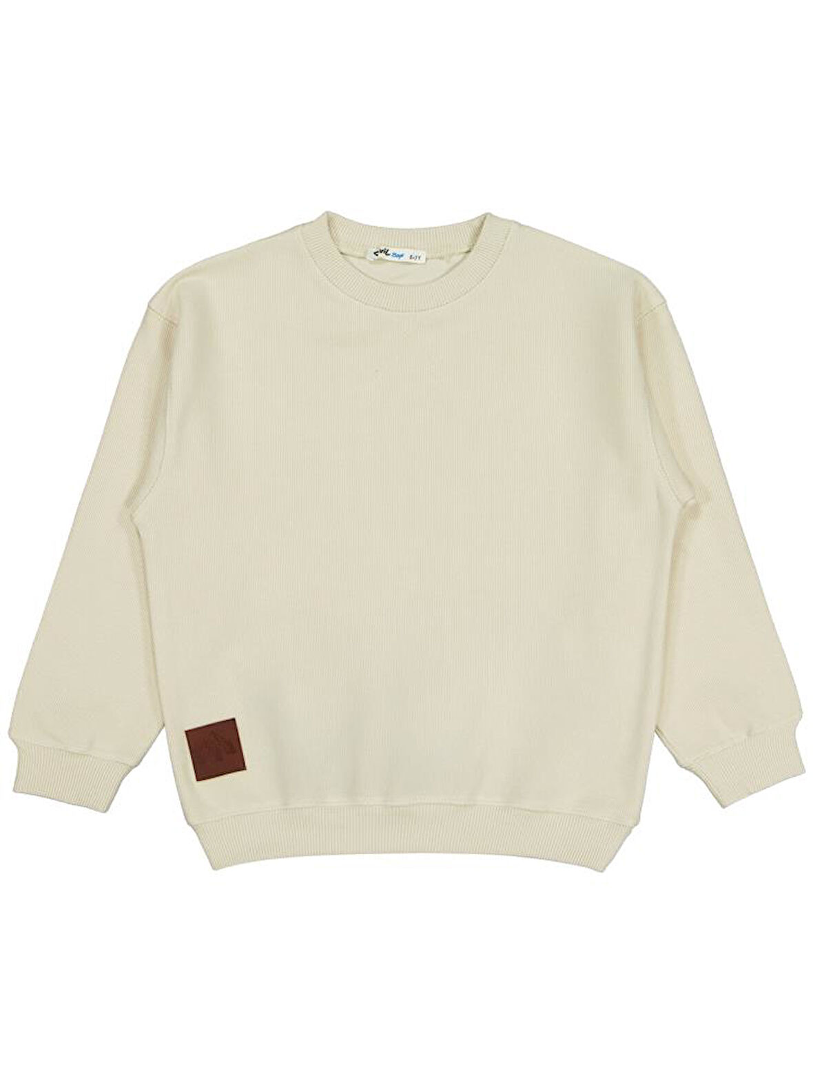 Civil Boys Karyoka Dikişli 6-9 Yaş Sweatshirt - Bej 8-9 Yaş