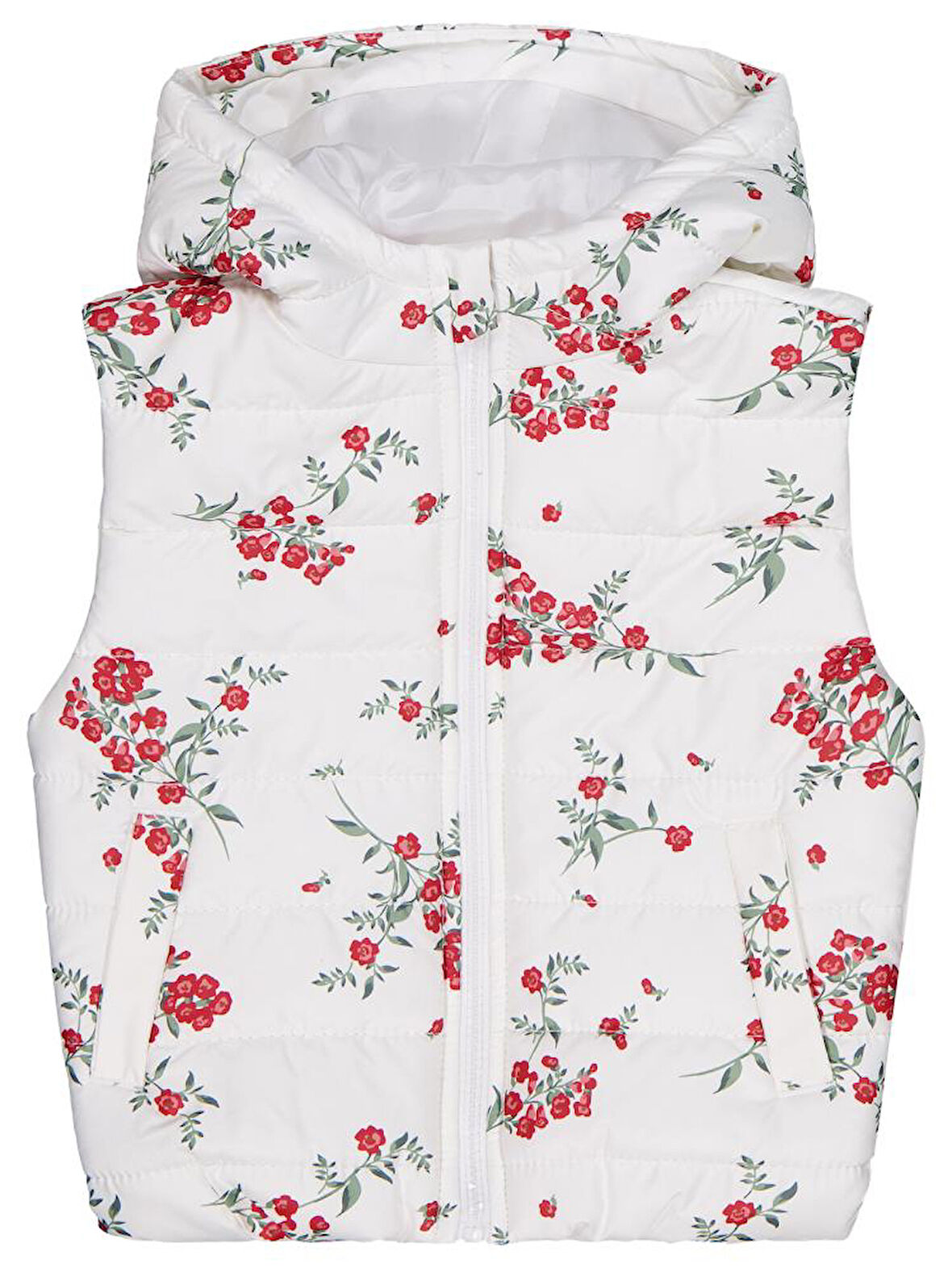 Civil Girls Çıtır Çiçek 2-5 Yaş Yelek - Ekru4-5 Yaş