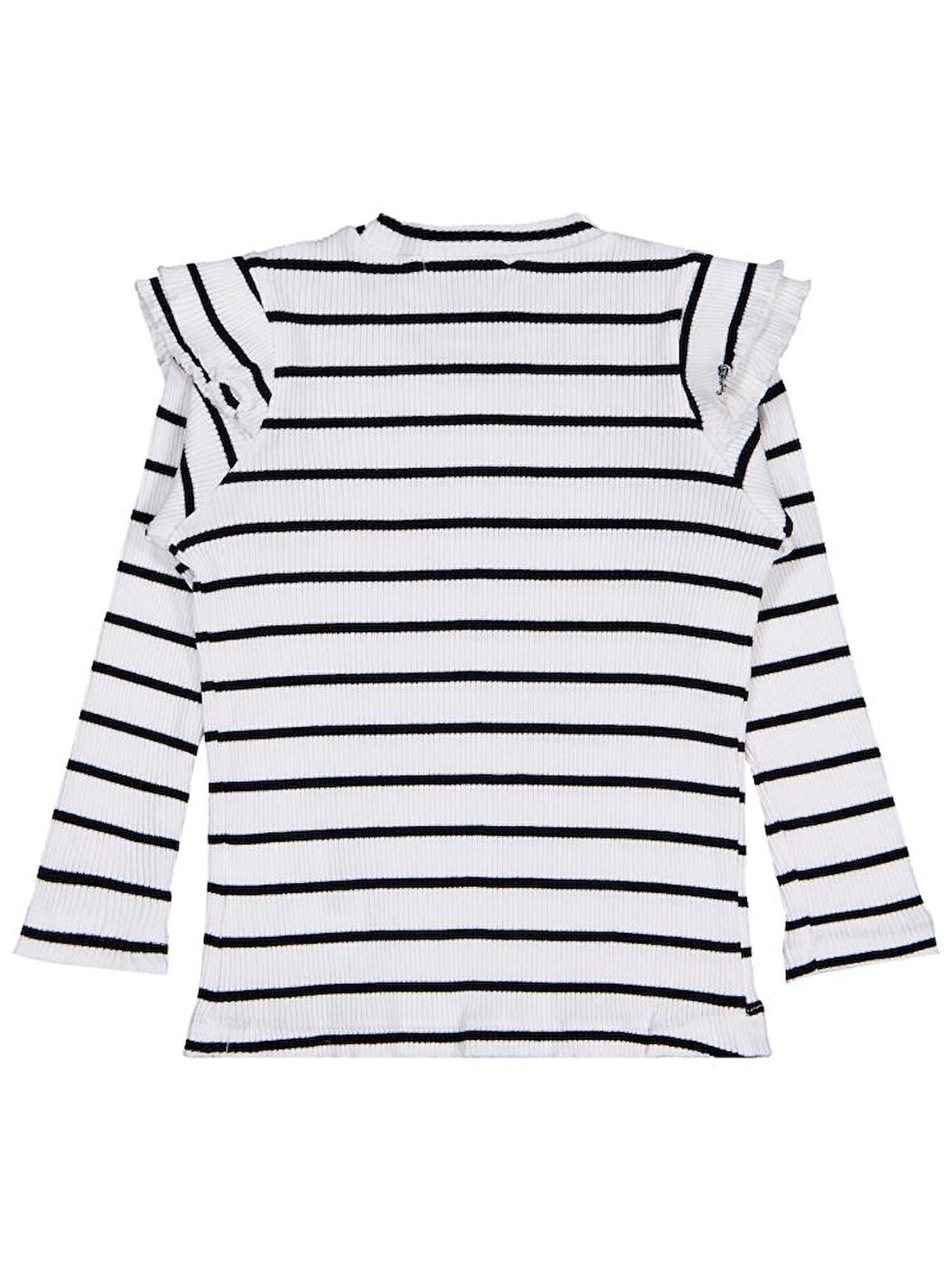 Civil Girls Kolu Fırfırlı 6-9 Yaş Sweatshirt - Ekru 6-7 Yaş