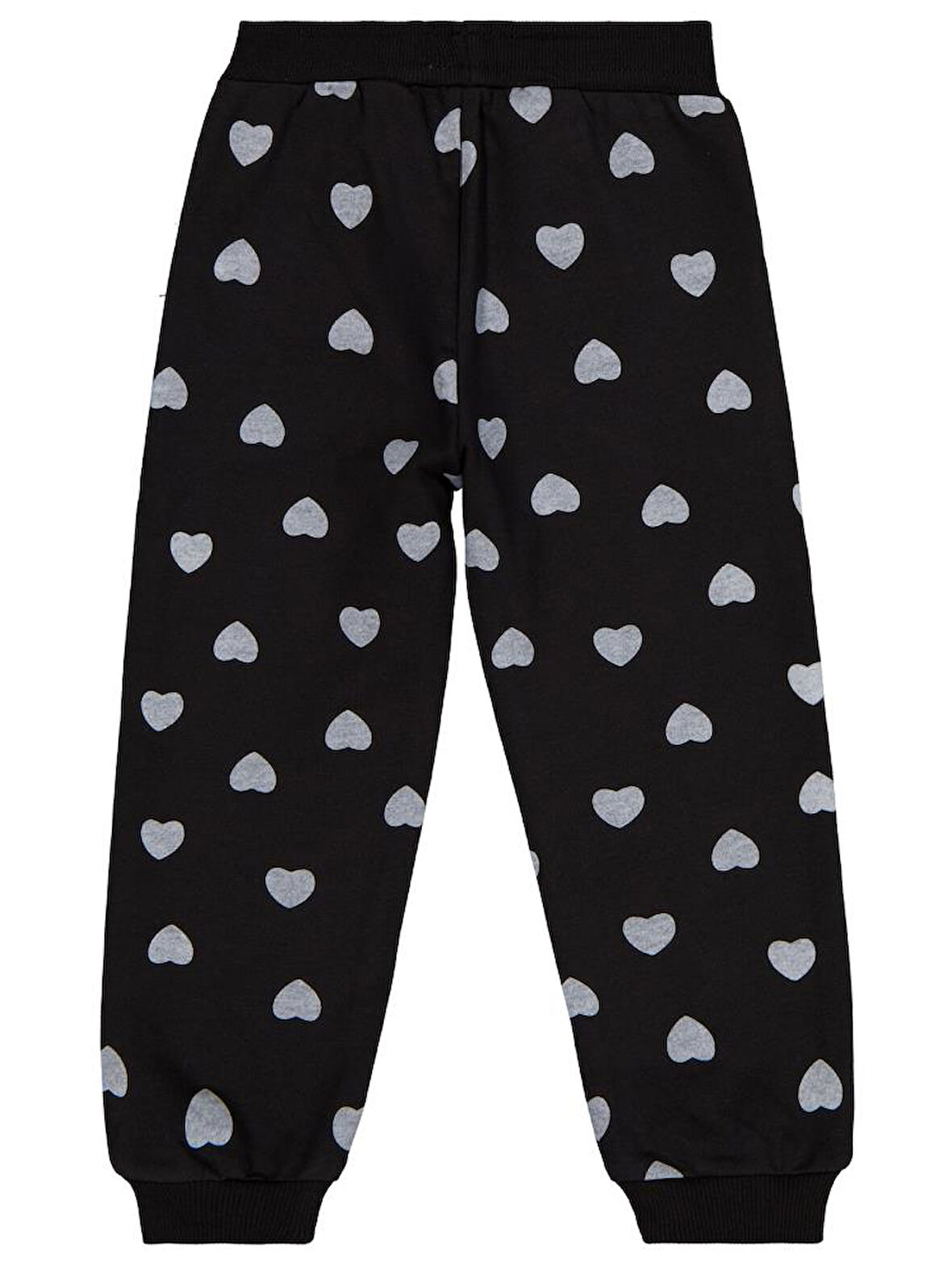 Civil Girls Kalp Baskılı 2-5 Yaş Eşofman Altı - Siyah2-3 Yaş