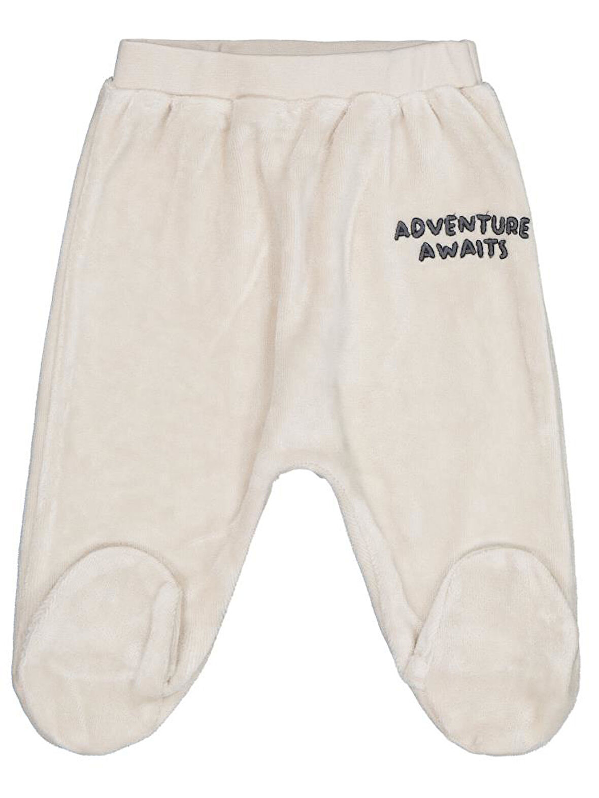 Civil Baby Adventure Awaıts Nakışlı 1-9 Ay Tek Alt Bebe - Bej 1-3 Ay