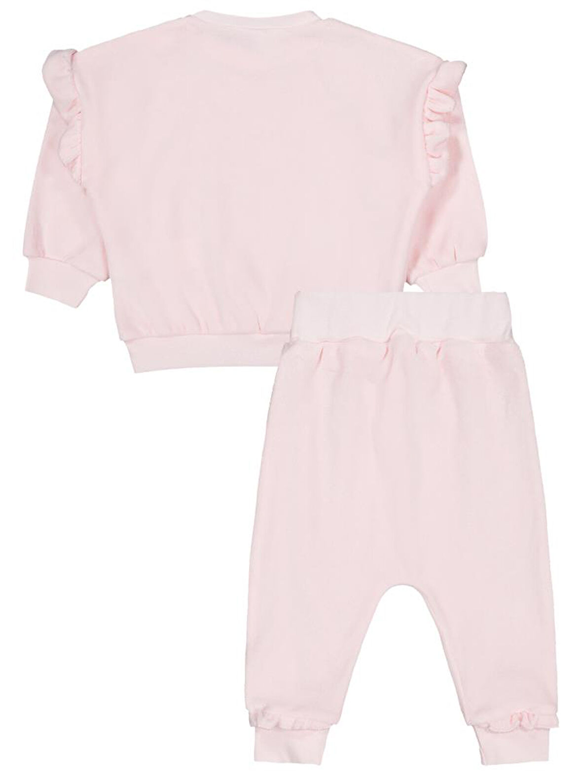 Civil Baby Ayakkabı Nakışlı 6-18 Ay Takım - Pembe 18-24 Ay