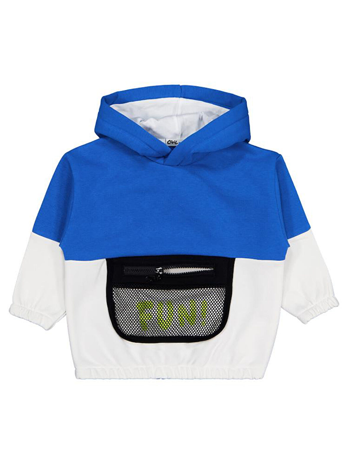 Civil Boys Fun Baskılı 2-5 Yaş Sweatshirt - Mavi 3-4 Yaş