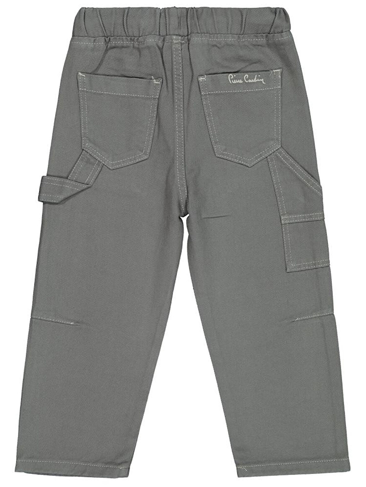 Pierre Cardin Nakışlı 2-5 Yaş Pantolon - Gri 5-6 Yaş