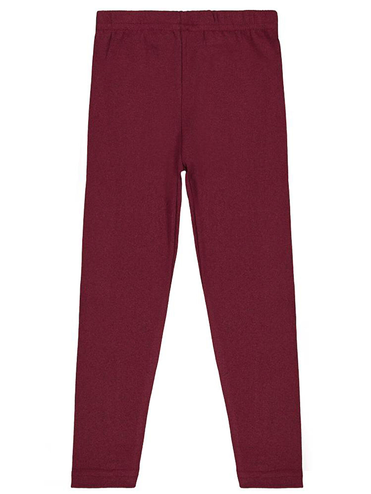 Civil Girls Düz 10-13 Yaş Tayt - Bordo 12-13 Yaş