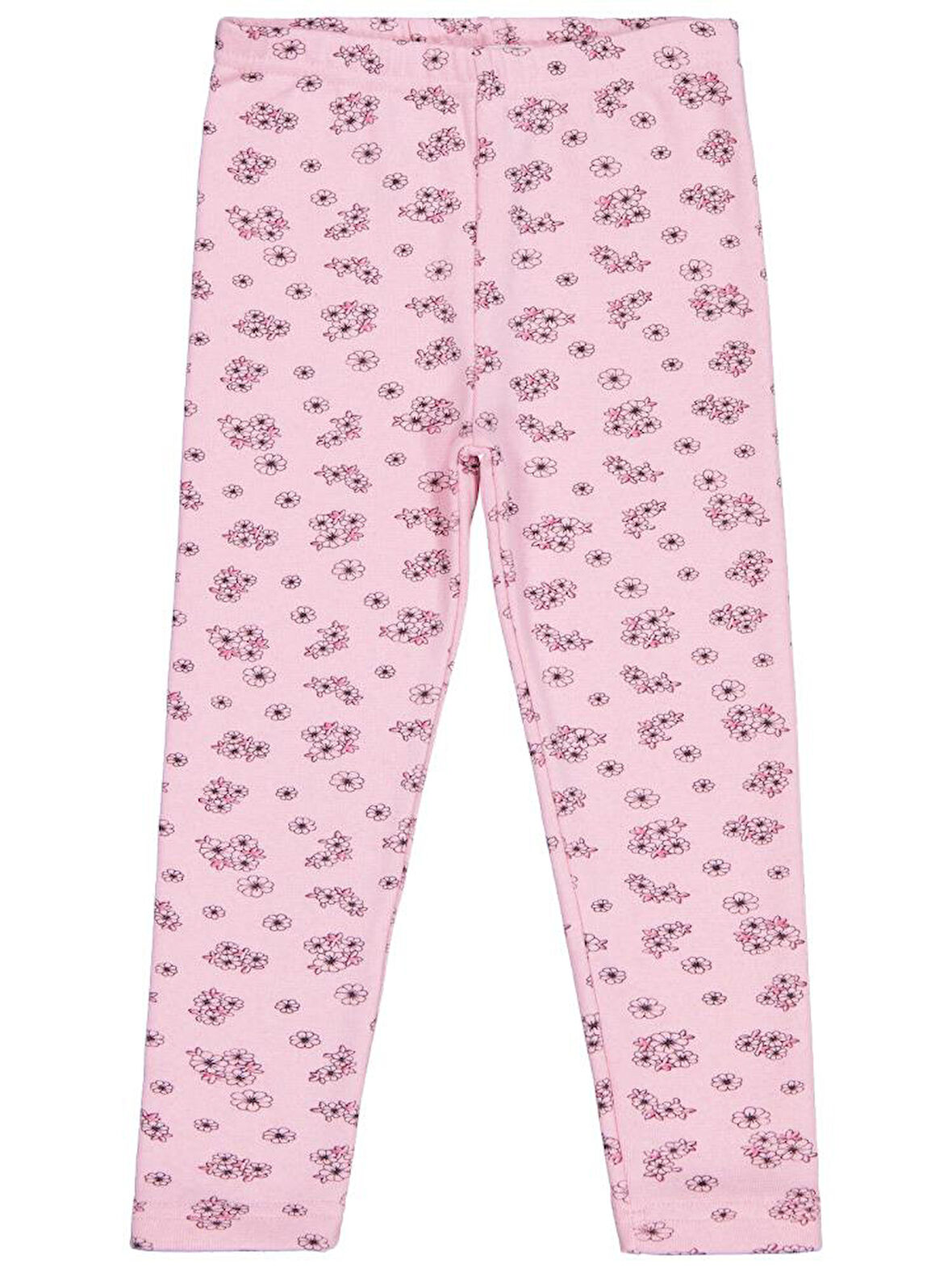 Civil Girls Çıtır Çiçek Desenli 10-13 Yaş Tayt - Pembe 10-11 Yaş