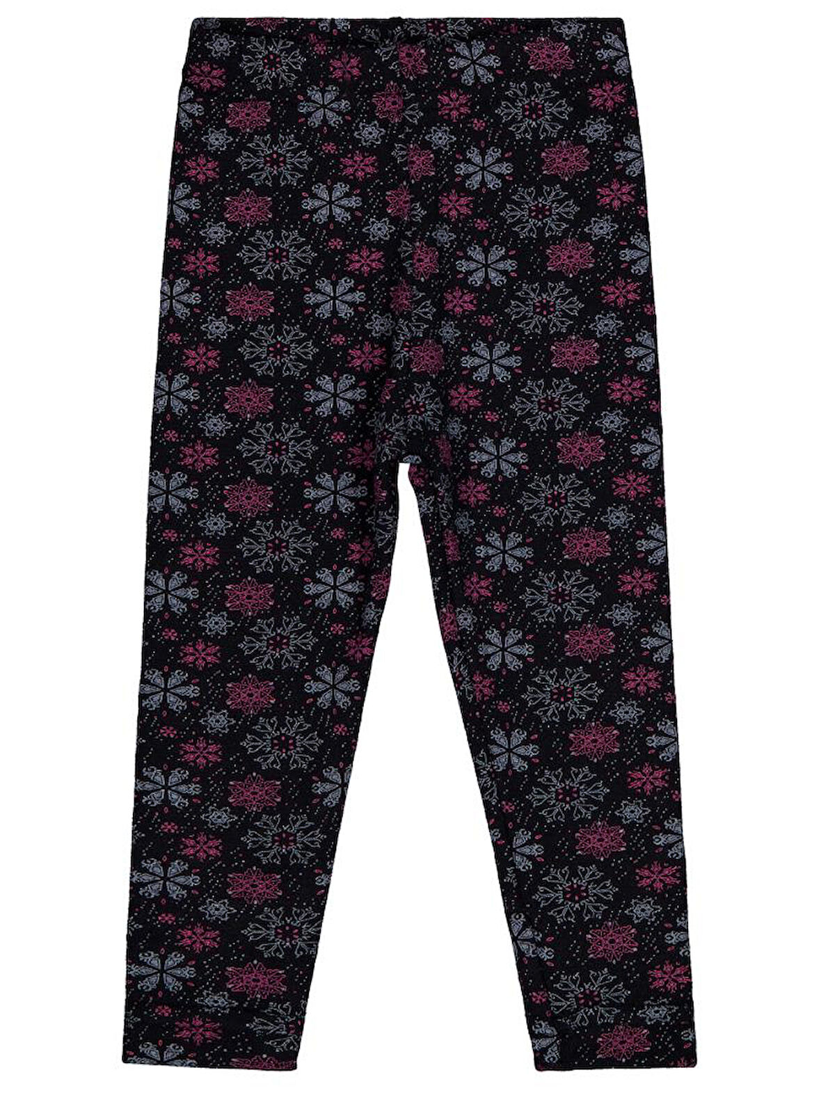 Civil Girls Kar Tanesİ Desen 2-5 Yaş Tayt - Siyah 2-3 Yaş