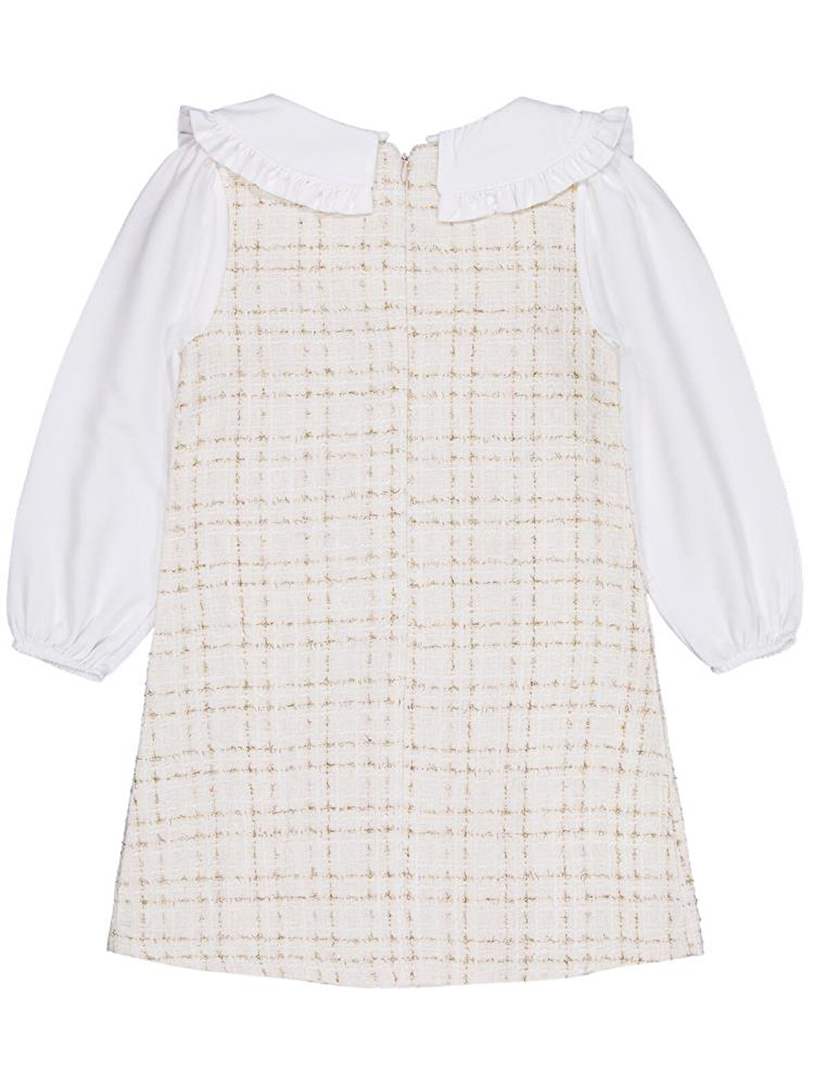 Pierre Cardin 6-9 Yaş Elbise - Ekru 8-9 Yaş