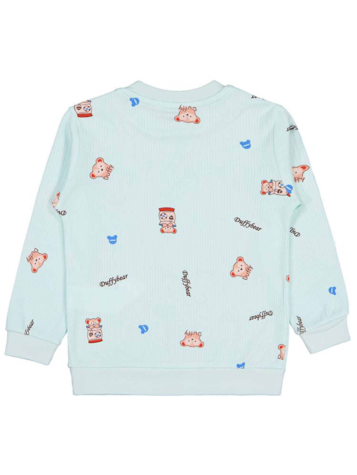 Civil Girls Ayıcık Baskılı 2-5 Yaş Sweatshirt - Yeşil 2-3 Yaş