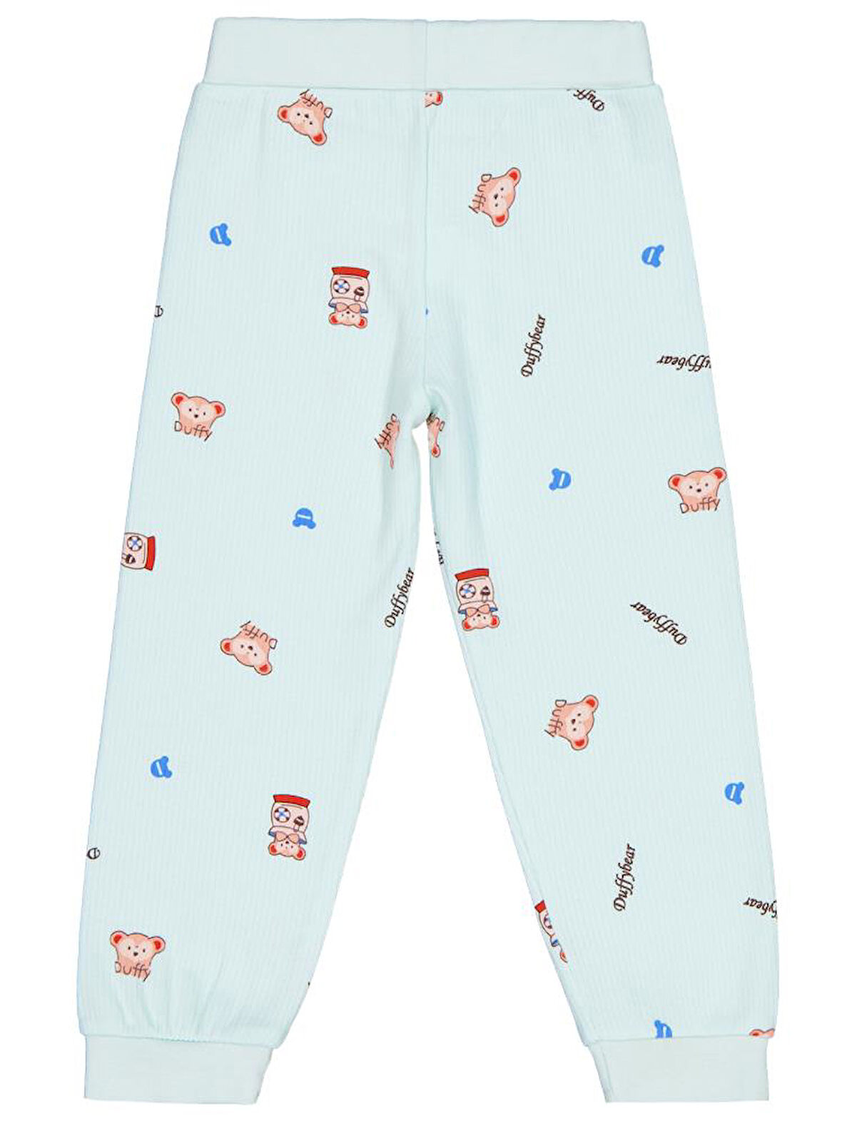 Civil Girls Ayıcık Baskılı 2-5 Yaş Eşofman Altı - Yeşil 5-6 Yaş