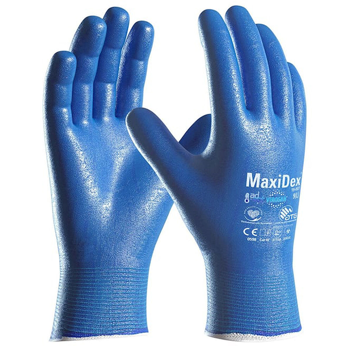 ATG MaxiDex® 19-007 Hibrit Hijyenik İş Eldiveni Takım No:10