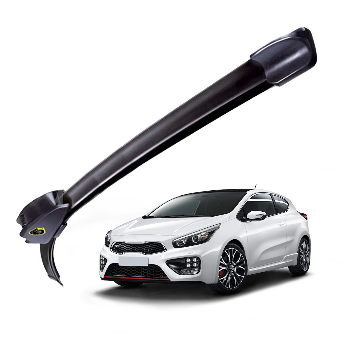 Mega Oto Market RBW Otomobil Sileceği Muz Silecek Takımı 60/45 cm 24/18 inch Kia Ceed - Opel İnsignia ile uyumlu