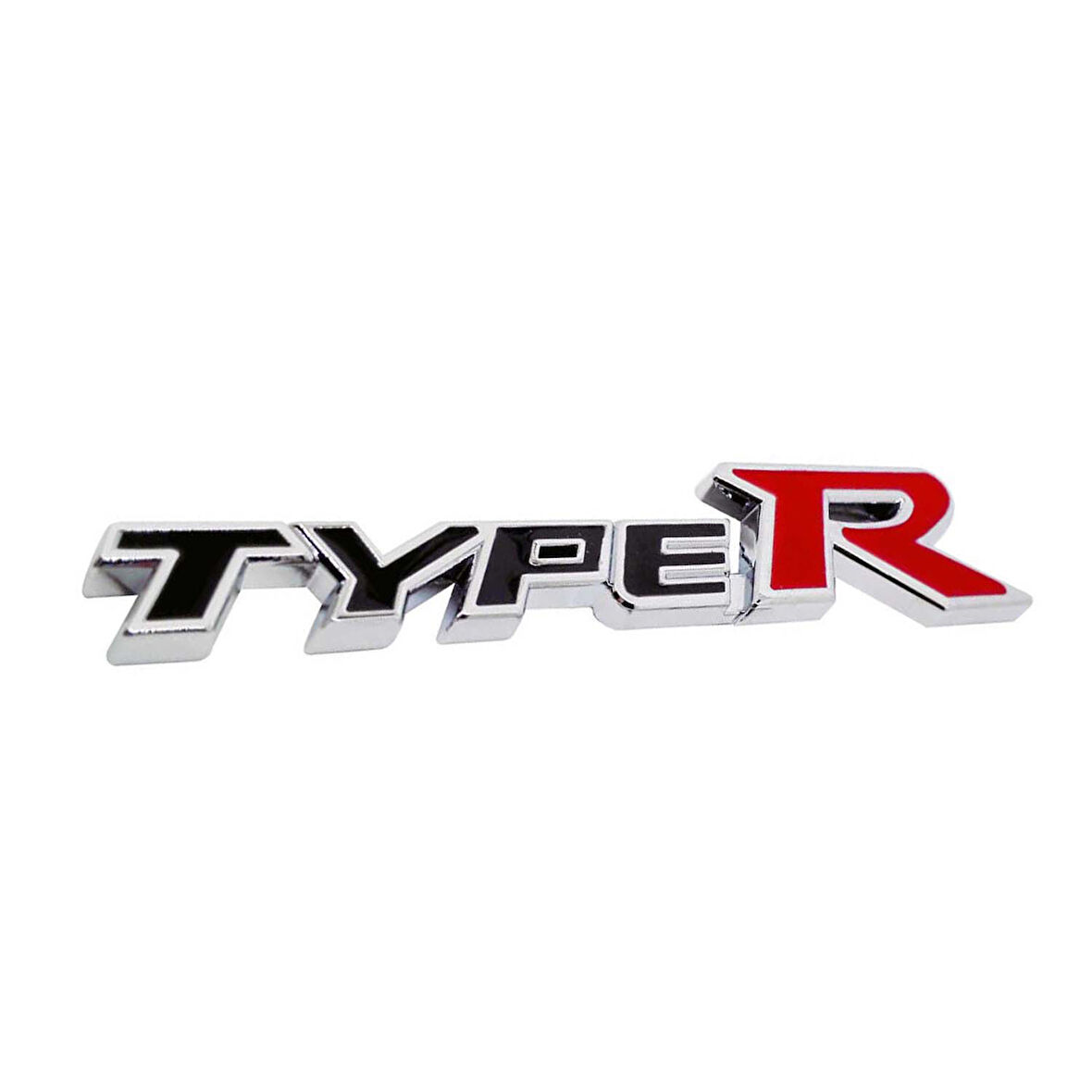 Type R Plastik Krom Arma Logo Bagaj Etiketi Sticker