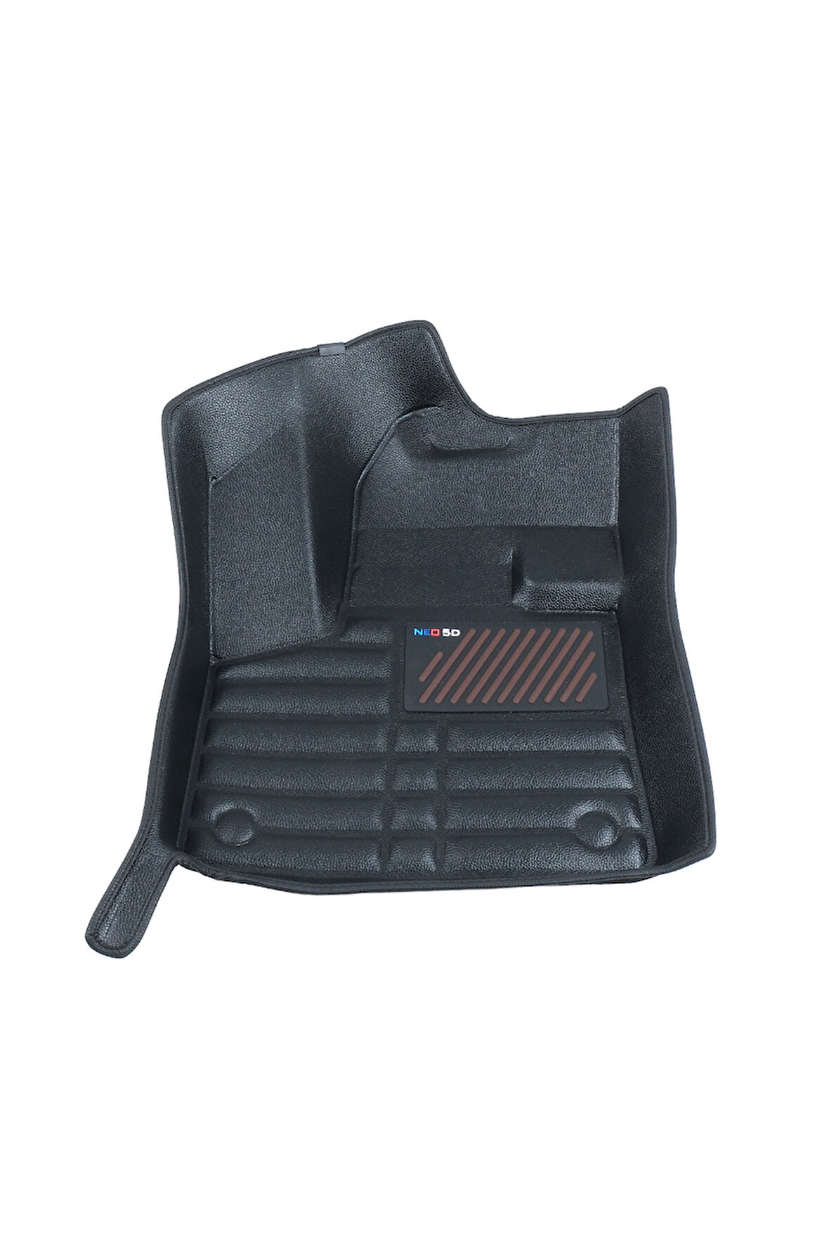 5D Dikişsiz (press) Deri Havuzlu Paspas Siyah Peugeot 5008 2017-2023 ile uyumlu