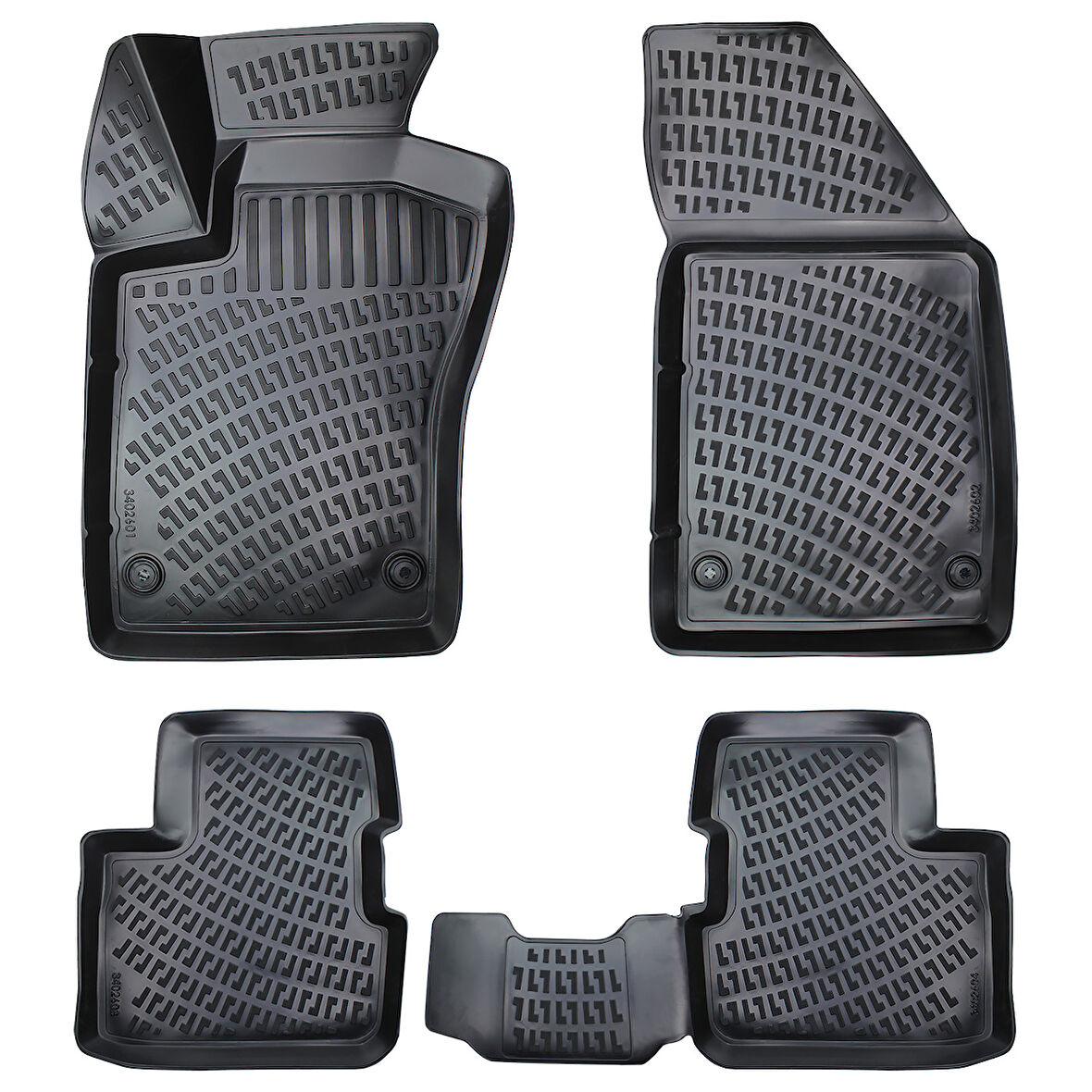 Fiat Egea Sedan 2015 ve Sonrası İle Uyumlu Araca Özel 3d Havuz Paspas