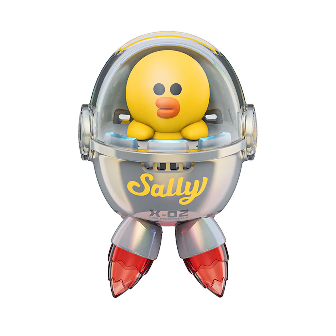 Astronot Klima Süsü Oto Koku Klipsi Işıklı Ördek