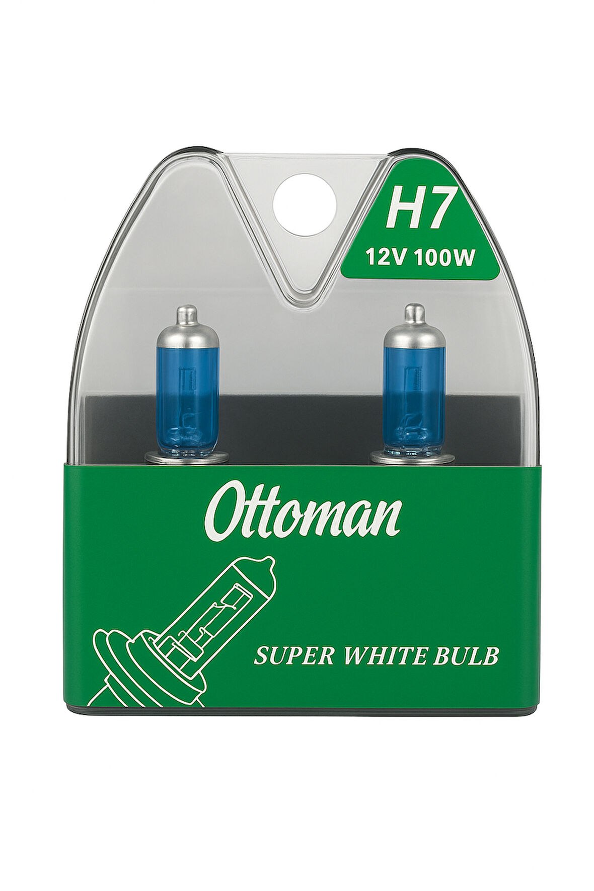 FRT Ottoman H7 12V Süper Beyaz Far Ampulü- Ultra Görüş Gücü