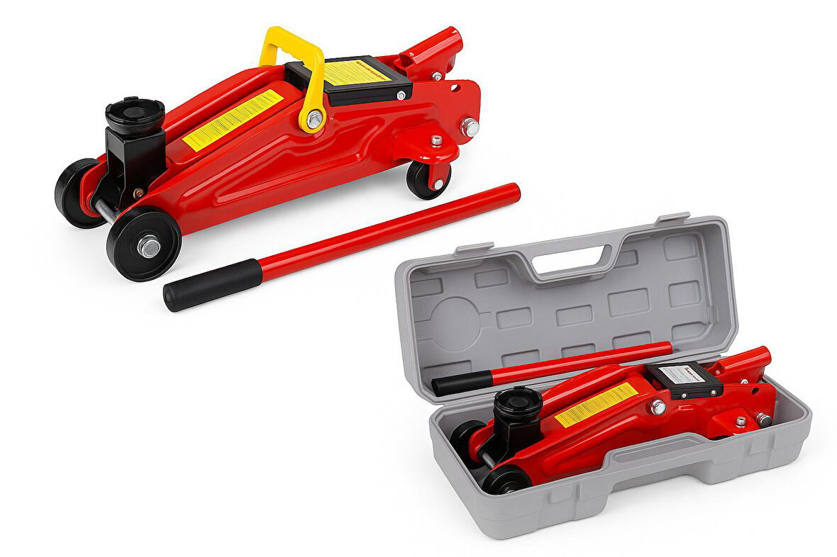 Arabalı Kriko 2 Ton (Plastik Kutu)