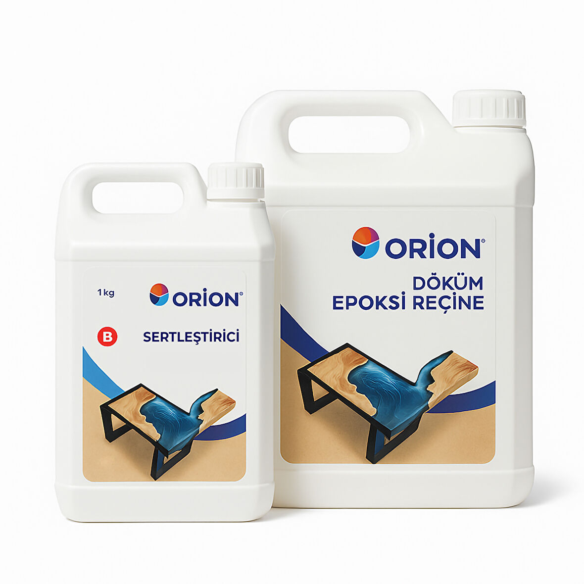 Orion Marine Ultra Şeffaf Epoksi Döküm Reçine 3 KG A+B Set (2:1 Karışım)